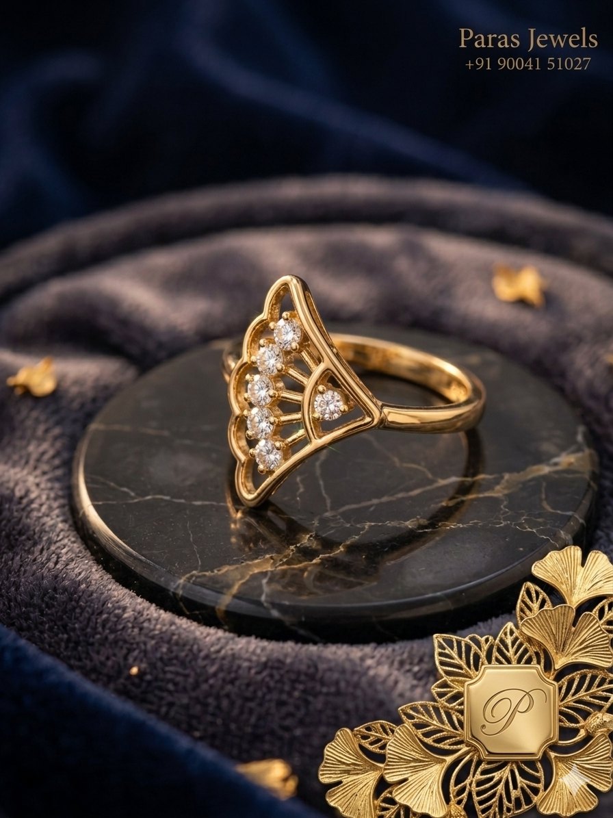 Half Butterfly Wing Ring view 2