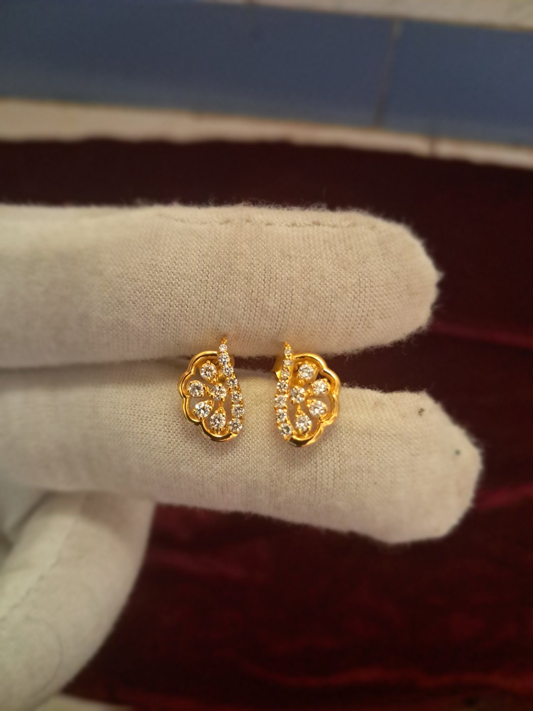 Inspired Floral Earrings view 3