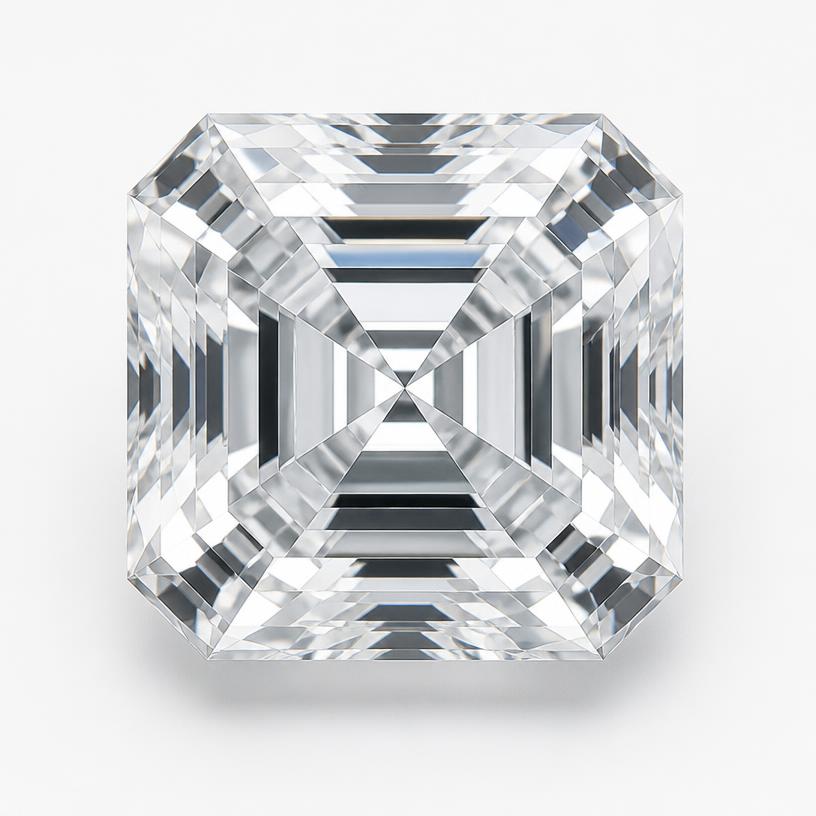 Asscher IGI certified lab-grown diamond