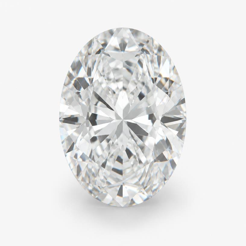 Oval IGI certified lab-grown diamond
