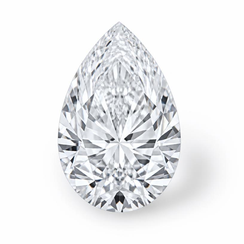 Pear IGI certified lab-grown diamond